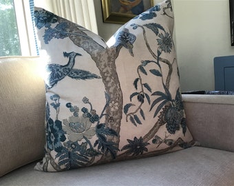 THIBAUT "COROMANDEL"en Funda de almohada azul pizarra