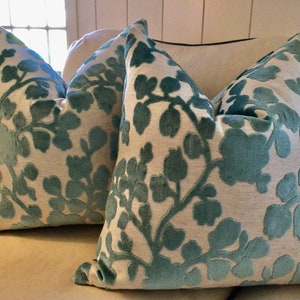 Blossom In Turqoise  raised velvet covers