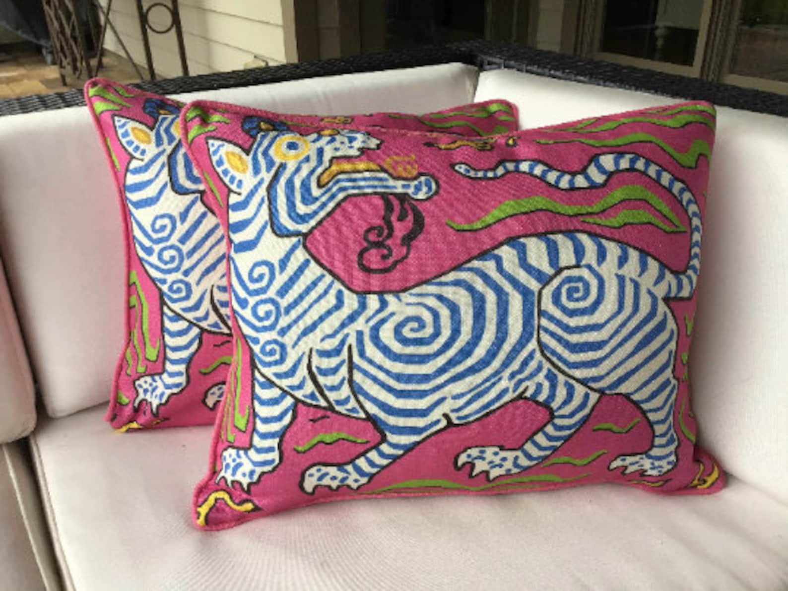 Self Welt or Contrasting Welt or Flange Added to Any Pillow Etsy