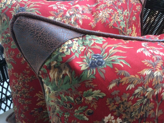 SALE Ralph Lauren Pillow Cover in Red 
