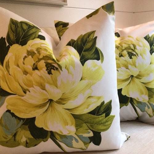 Blush Pink Pillow Cover. Farrah Print Pillow Cover.floral Etsy