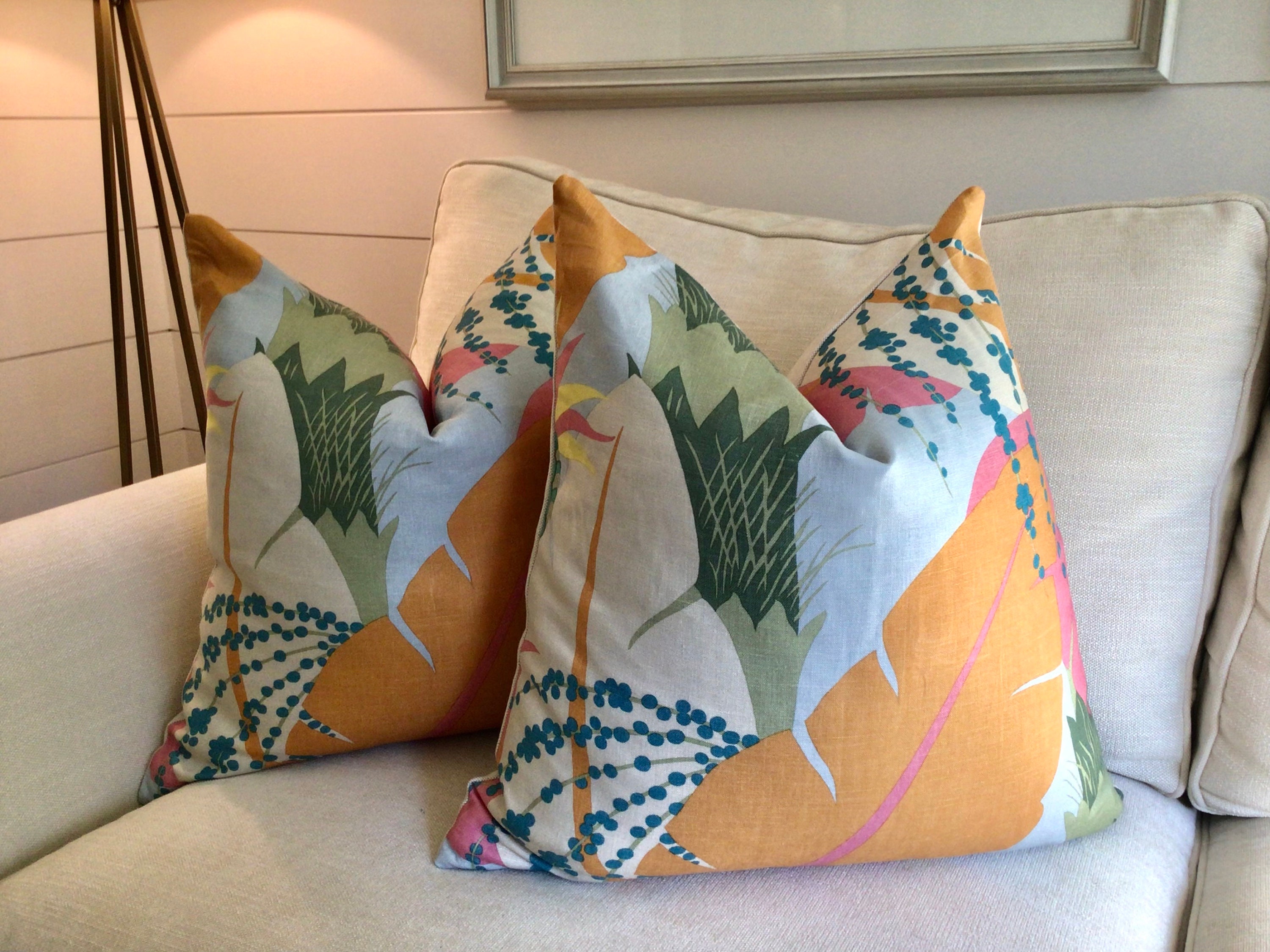 Schumacher ANANAS in Beautiful Tropical Colorway Pillow Cover Etsy