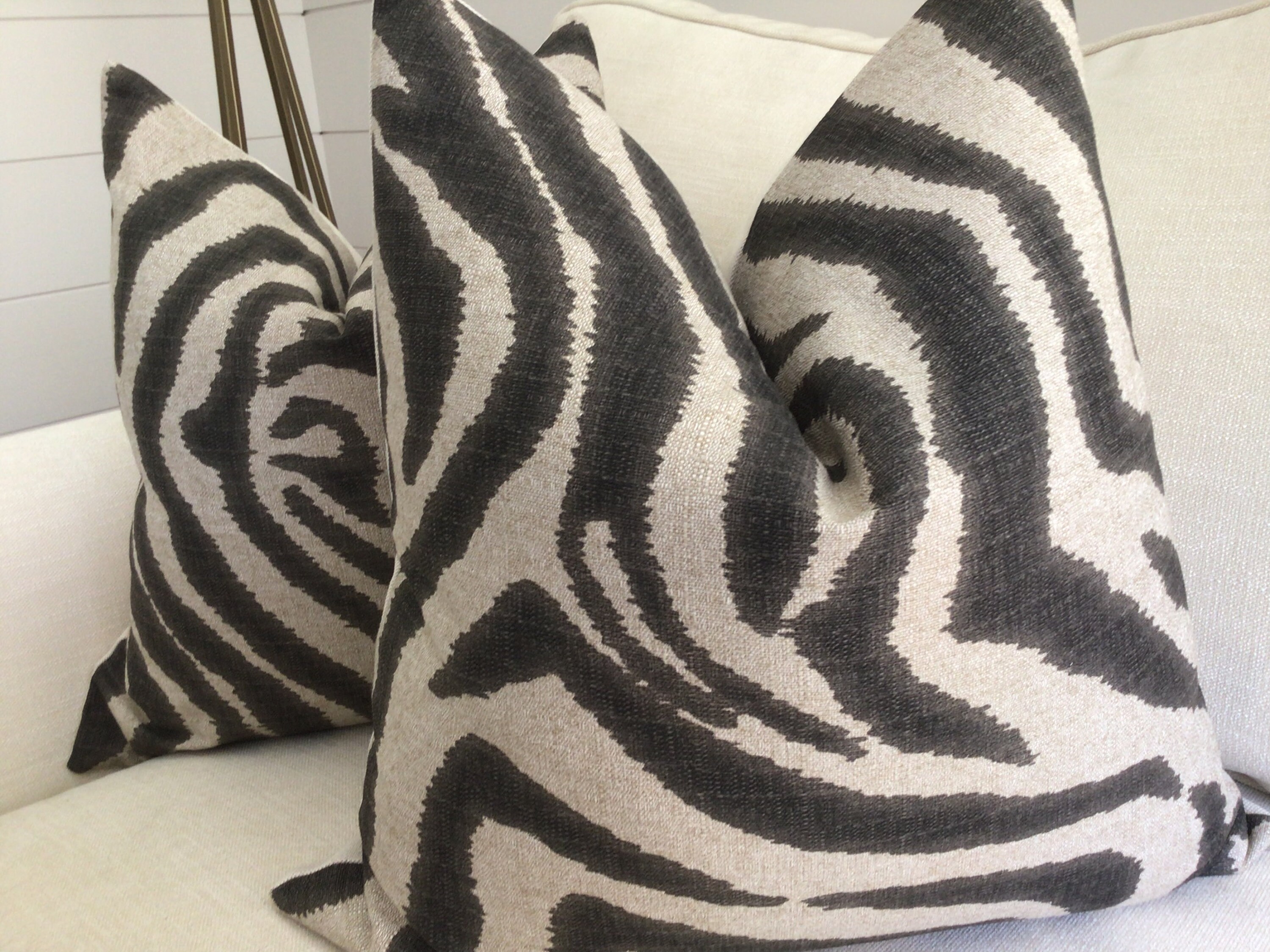 zebra pillow