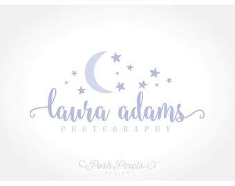 Logo Design, Moon and Stars Logo, Photography Logo, Business Branding