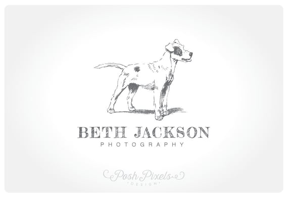 Logo Design Dog Logo Pet Logo Photography And Business Etsy