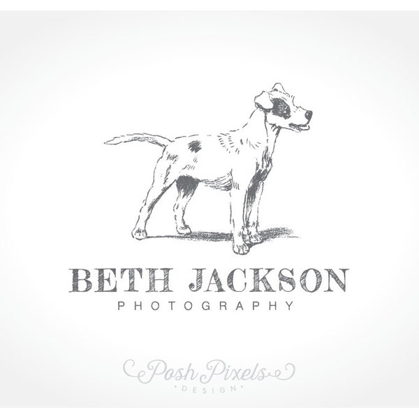 Dog Logo, Pet Logo, Pet Photography Logo, Dog Groomer Logo, Business Branding