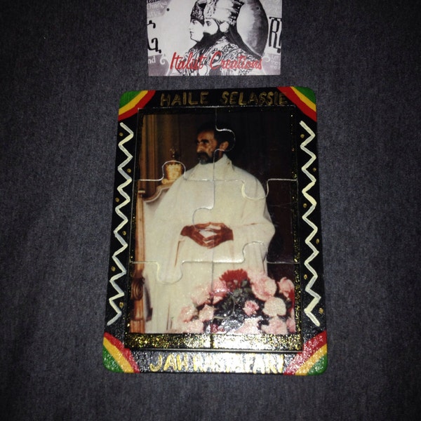 SALE!! Italist Youth Jah RastafarI Haile Selassie Puzzle