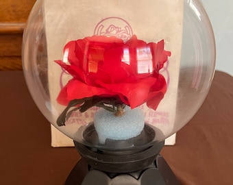 Vintage Crystal Boutique Floral Vase Water Ball Magnifica los arreglos florales