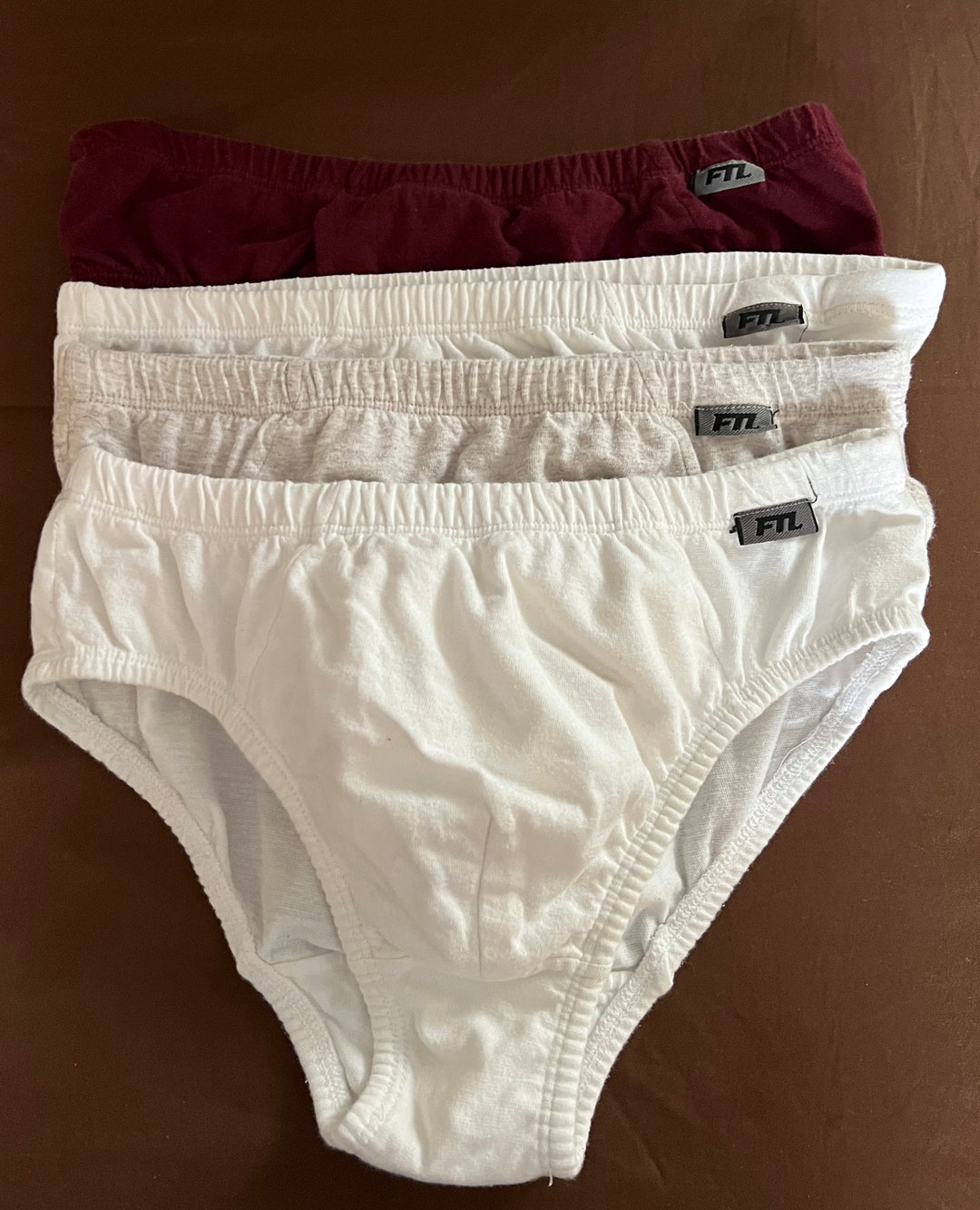 Vintage Lot of 4 FTL Cotton Men's Bikini Underwear Briefs - Etsy