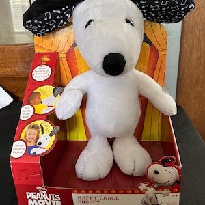 Just Play The Peanuts Movie 2015 Happy Dance Snoopy Plush Figure Animated  15