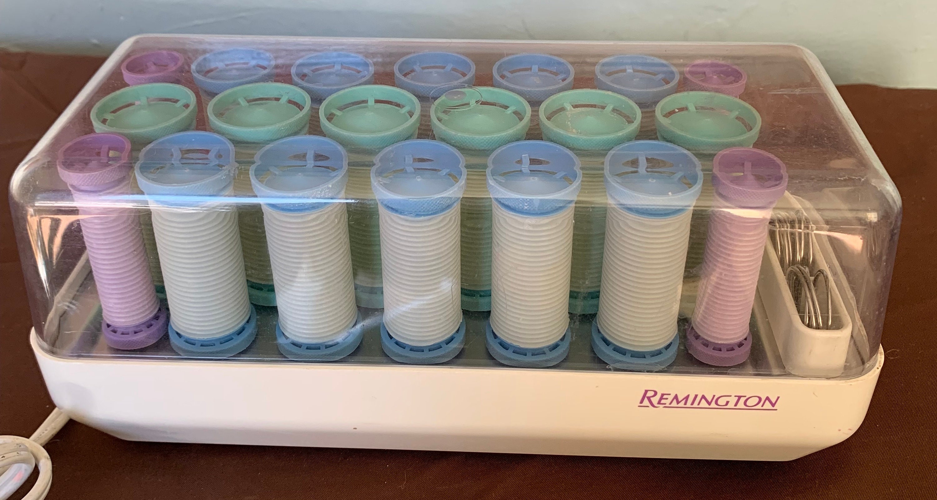 Vintage Remington 20 Wax Core Hot Rollers Hair Curlers W Clips Multi colored Ribbed Rollers 3 Sizes Pageant Etsy Canada