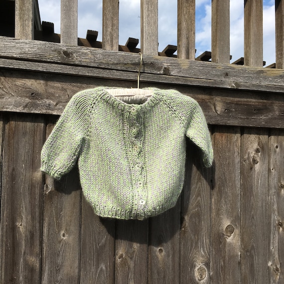 wave of light baby cardigan
