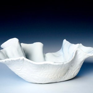 Duża miska porcelanowa Freeform