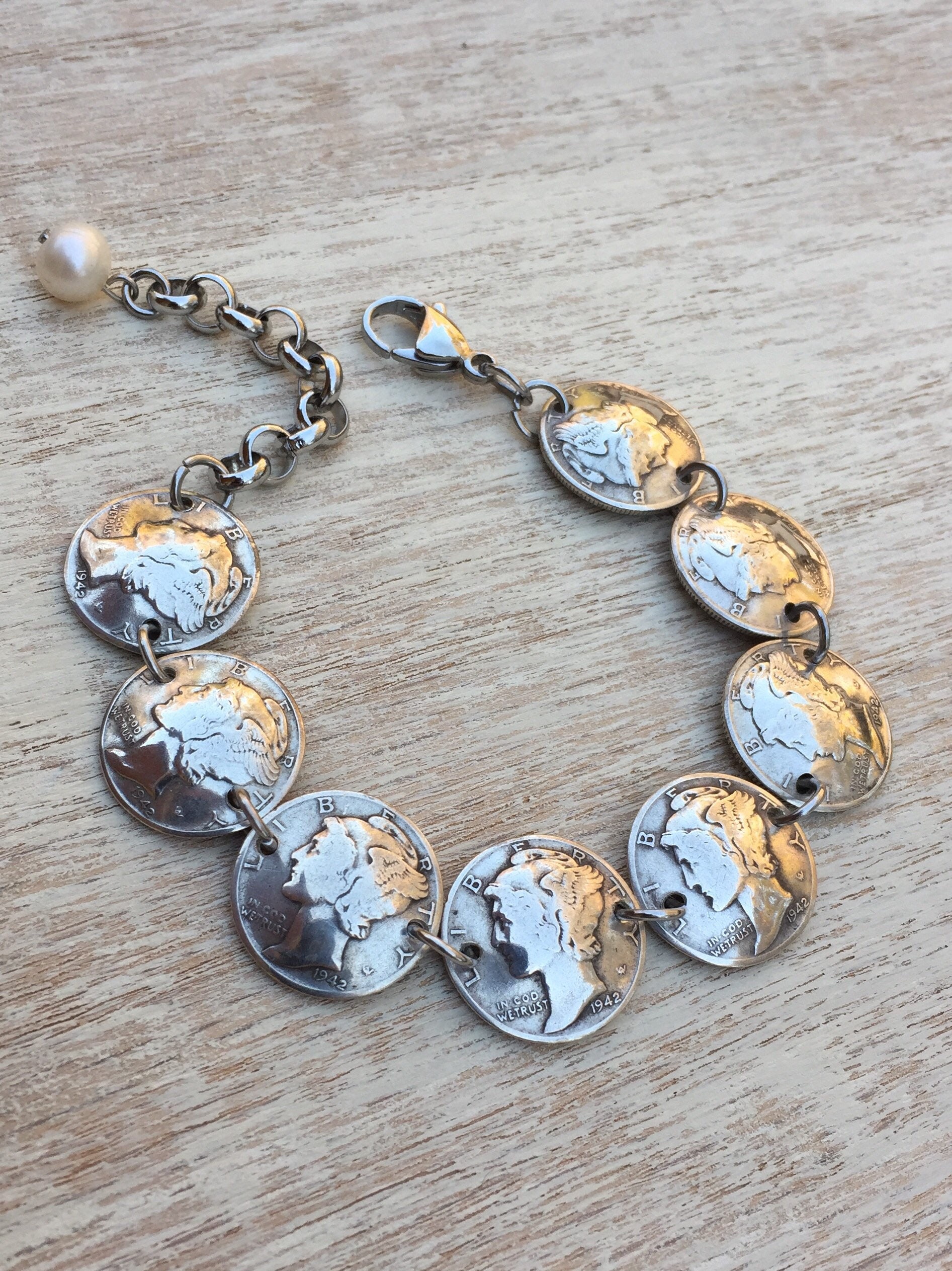 Mercury dime hotsell bracelet