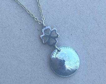 1943 Steel War Penny Necklace  1943 Penny Necklace 1943 birthday
