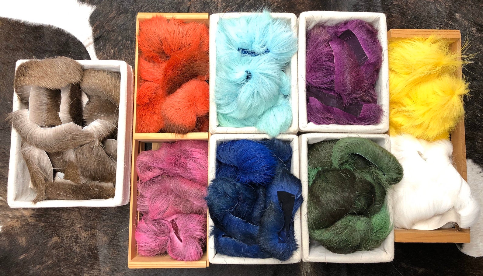Caribou Hair Fur for Tufting Artisan Hand Dyed - Etsy Norway