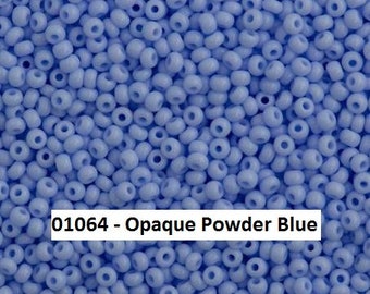 BLUE SELECTIONS of Glass Czech seed beads 10/0 - 20 gram