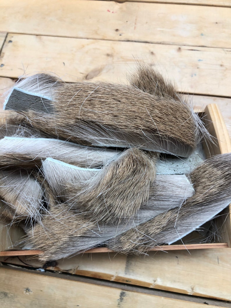 Caribou hair Fur for Tufting artisan hand dyed | Etsy