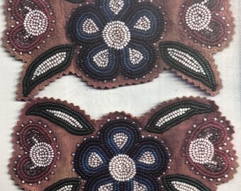 Digital PDF Vintage Flower Gauntlet Beading Pattern