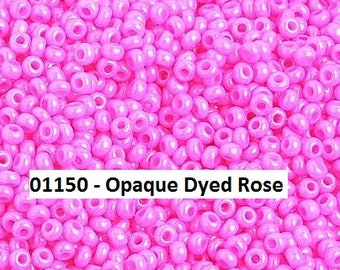 PINK Shade SELECTIONS Glass Czech seed beads 10/0 - 20 gram -