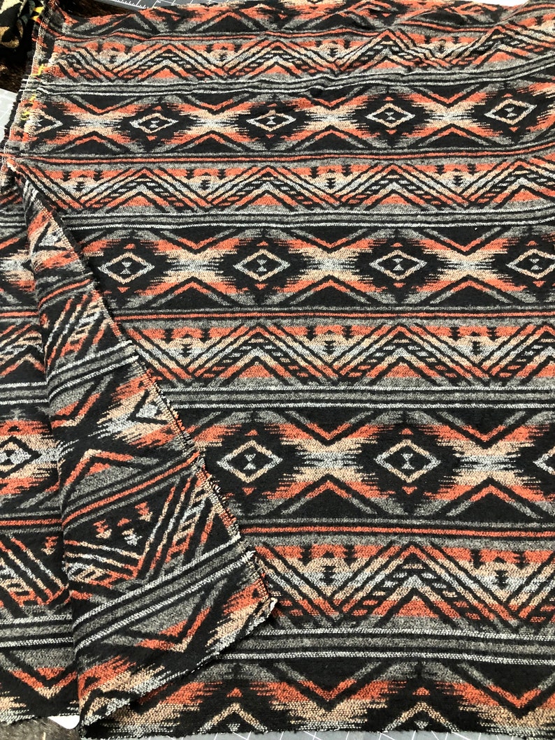 Southwestern Aztec Wool Blend Fabric - Etsy