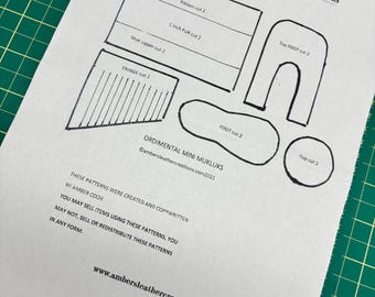 PDF digital Mini Mukluk pattern, video, and supply list