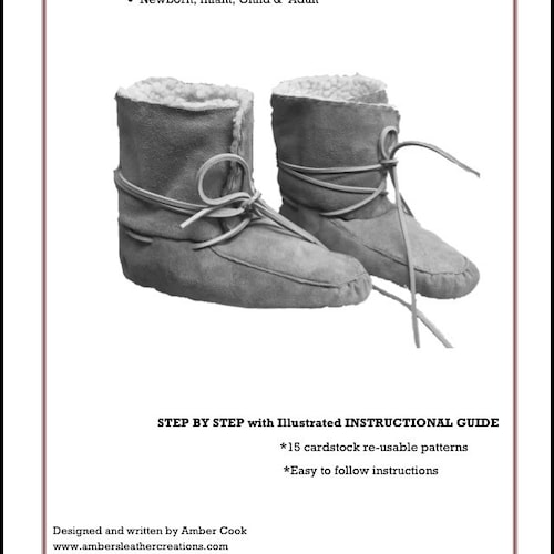 How to Make Mukluks Step by Step Instructional Guides Easy Etsy Canada