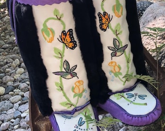 A Storybook Mukluk Prairie Garden Beading pattern