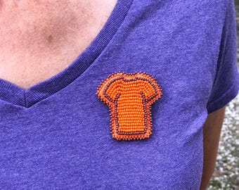 PDF digital Orange Shirt Pin pattern, video, and supply list