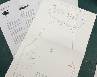 Patron de mocassin (PDF) Taille 5,5 po.
