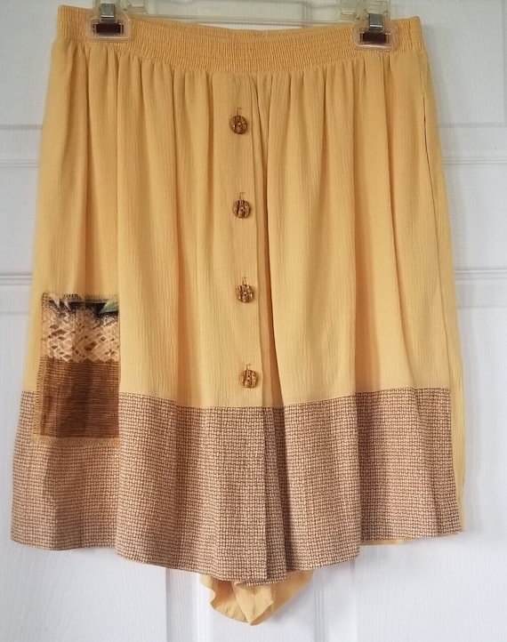 Vintage POPOVITCH & COMPANY Women's Size L Yellow… - image 1