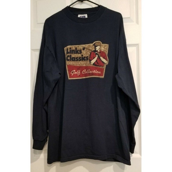 Vintage 1990's CSA Navy Blue Long Sleeve Links Cl… - image 1