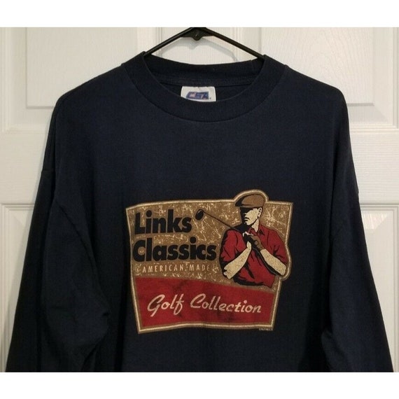 Vintage 1990's CSA Navy Blue Long Sleeve Links Cl… - image 2