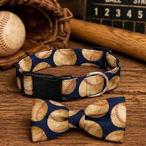 Halsband och rosett för basebollar "Grand Slam", sporthundhalsband, basebolllag, basebollplan, Grand Slam, nybörjare