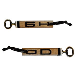 Vintage Wooden Hockey Stick Bottle Openers | Upcycled Hockey Sticks | Handmade in Minnesota | SHIPS 2-3 DAYS