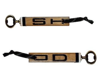 Vintage Wooden Hockey Stick Bottle Openers | Upcycled Hockey Sticks | Handmade in Minnesota | SHIPS 2-3 DAYS