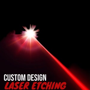 Custom Designed Laser or CNC Etching or Cutting and Design Time - ADD-ON