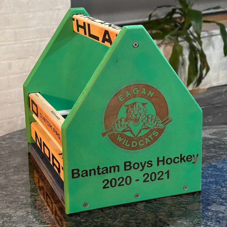 Custom Hockey 6pack Beer Carrier Salvaged Hockey Sticks Etsy