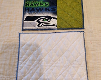 Seattle SeaHawks Mug Rug