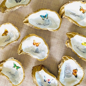 Bulk order Butterfly Collection -  Oyster Shell Wedding Place Cards, Wedding Favors, Bridal Party Gifts, Wedding favors for guests in bulk