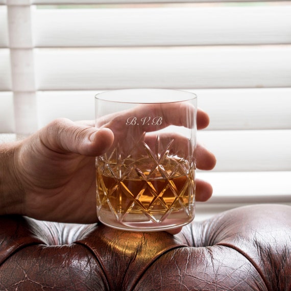 Verre à whisky personnalisé en cristal, gobelet à whisky gravé