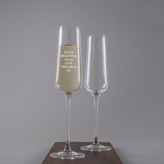 40th prosecco glass deals