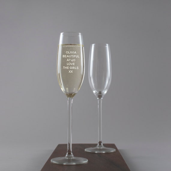 Verre A Champagne Du 40e Anniversaire Flute Prosecco Etsy Verre A Champagne Du 40e Anniversaire Flute Prosecco Etsy