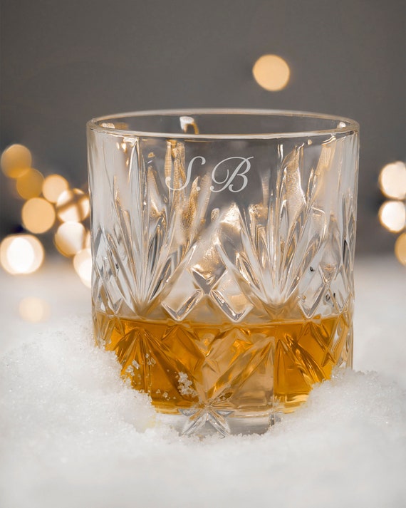 Verre à whisky personnalisé en cristal, gobelet à whisky gravé