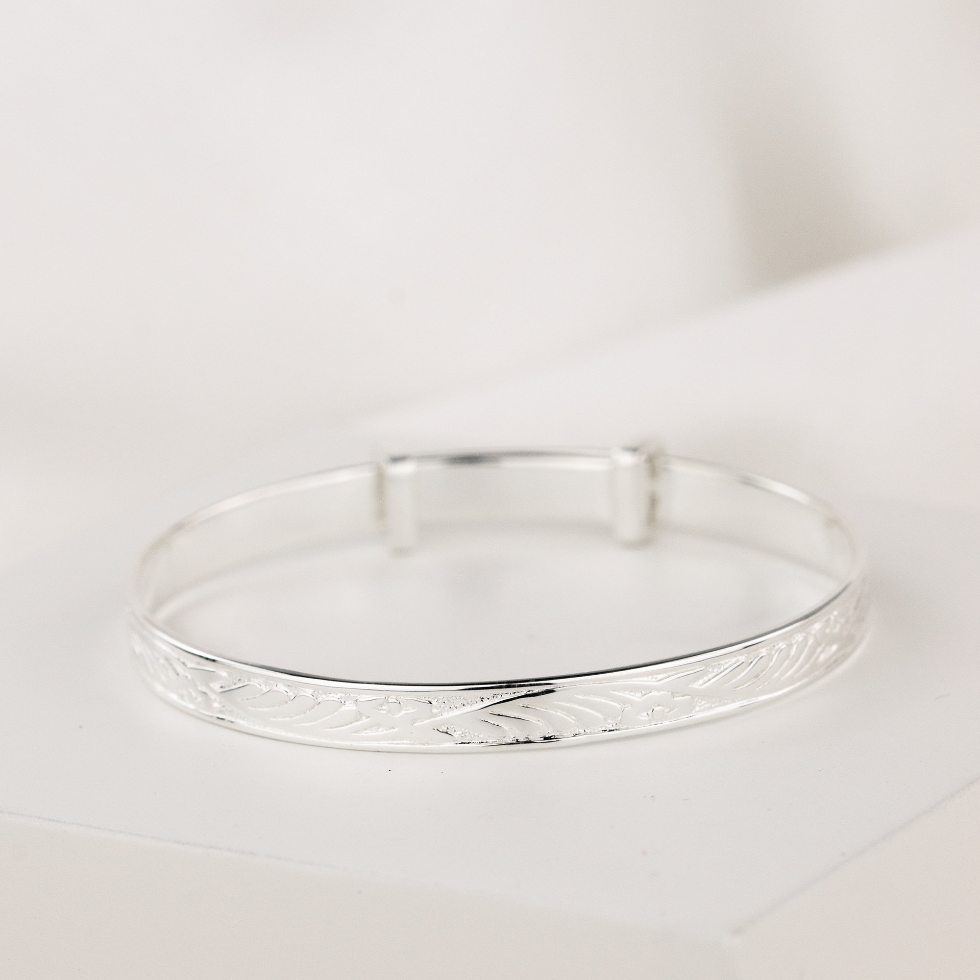 Childrens silver hotsell christening bangles