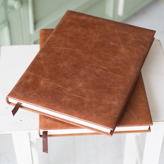 A4 Leather Journal Genuine Leather Journal Lined or Plain Etsy
