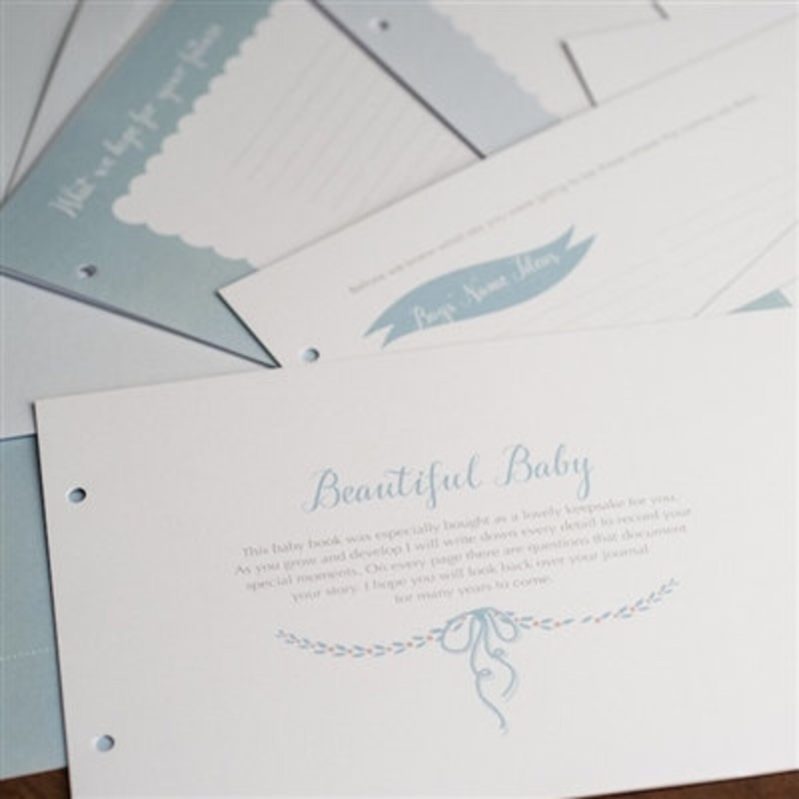 Leather 'baby' Record Book Personalized Baby Journal Etsy UK