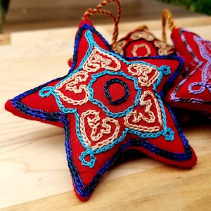 Mongolian Hand Embroidered Ornament
