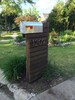 Modern Design Mailbox - Dark Walnut 