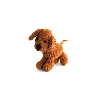 crochet VIZSLA dog, miniature vizsla puppy, mini dog figurine, collectible doggie, amigurumi pet, stuffed dog doll, tiny dog soft, dog lover